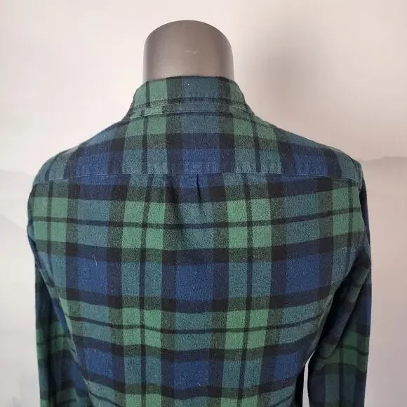 J.Crew Midweight Flannel Workshirt in Regenerative Cotton | Men's Slim Medium - Picture 10 of 13